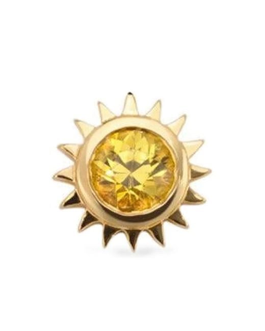 Robinson Pelham Metallic 14K Sapphire Sun Earrings
