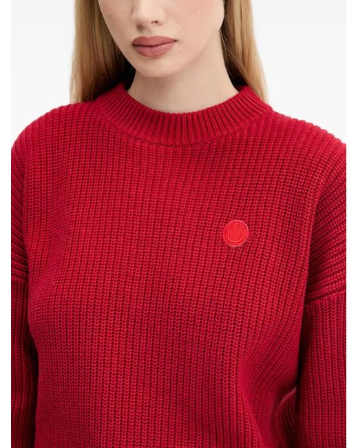 HUGO ロゴパッチ プルオーバー Red