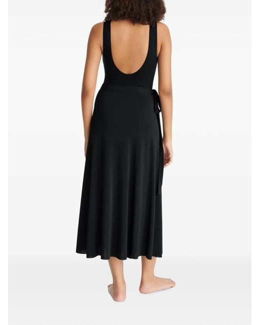 Eres Black Julieta Wrap Skirt