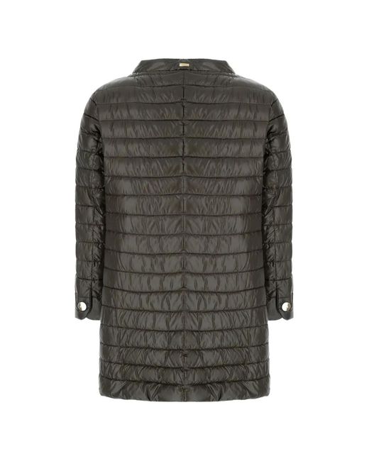 Herno Gray Quilted Jacket