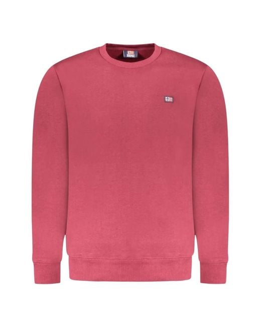 Norway 1963 Pink Logo-Patch Sweater for men