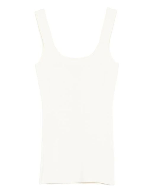 Entire studios White Squared-Neck Tank Top