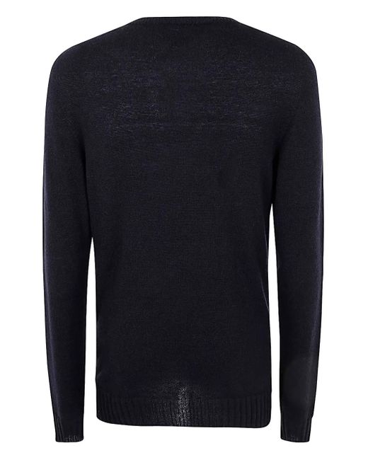 MD75 Blue Cashmere Jumper for men