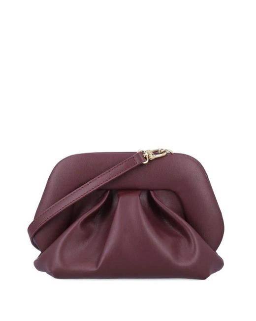THEMOIRÈ Purple Gea Clutch mit Falten