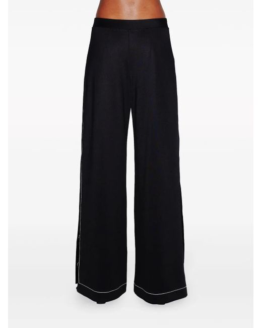 Rosetta Getty Broek Met Wijde Pijpen in het Blue