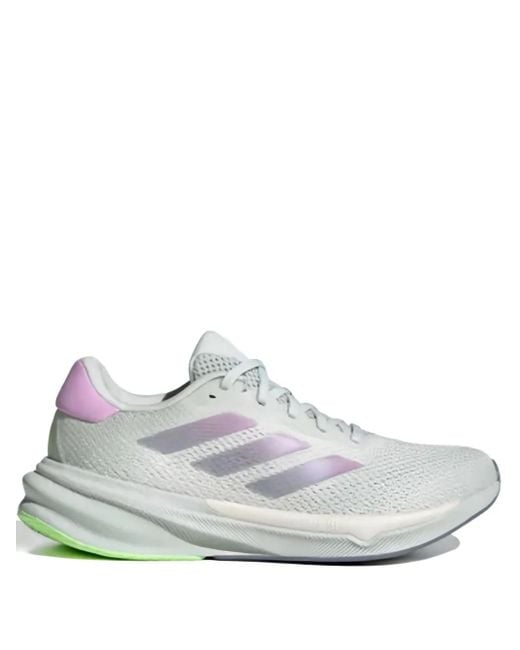 Adidas White Supernova Stride Sneakers