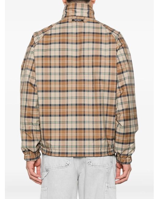 Carhartt Natural Checked Zip-Up Jacket for men