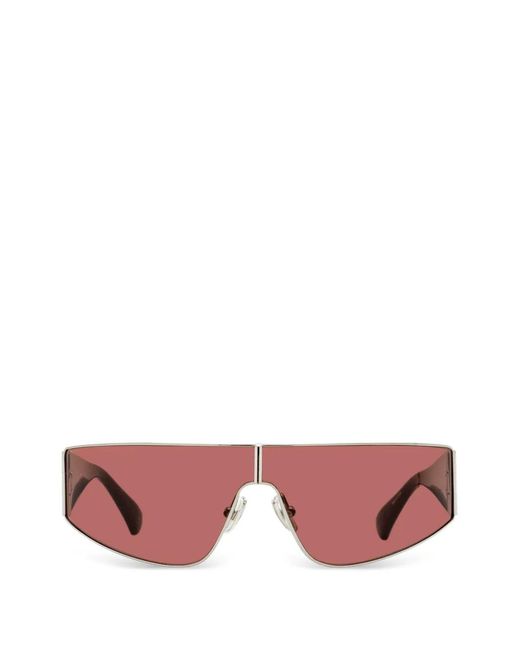 Max Mara Eyewear Pink Shield-Frame Sunglasses