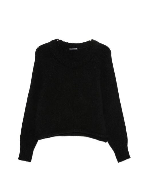 Susanne Bommer Black Crew-Neck Sweater