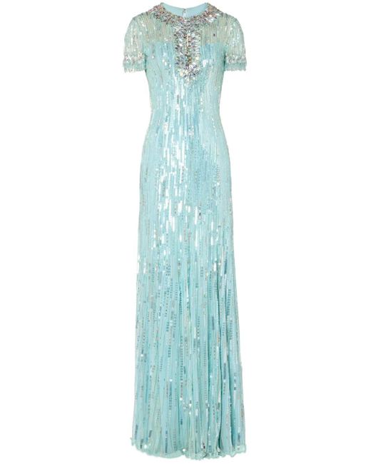Jenny Packham Nova Jurk in het Blue