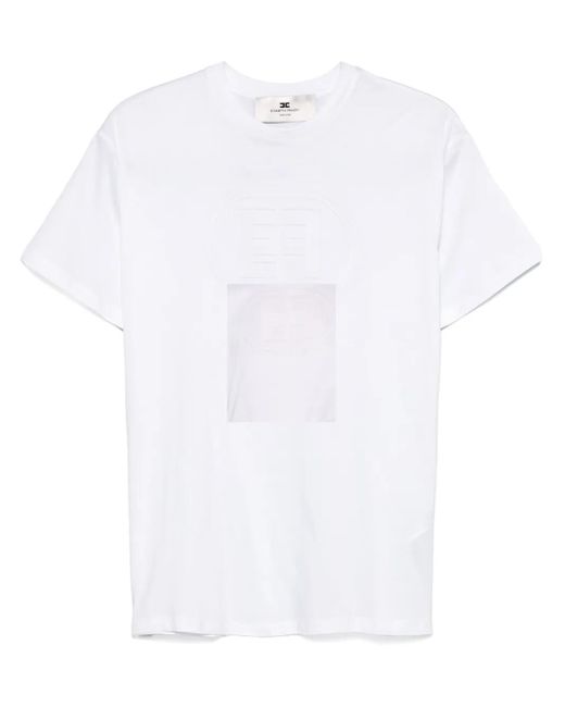 Elisabetta Franchi ロゴ Tシャツ White
