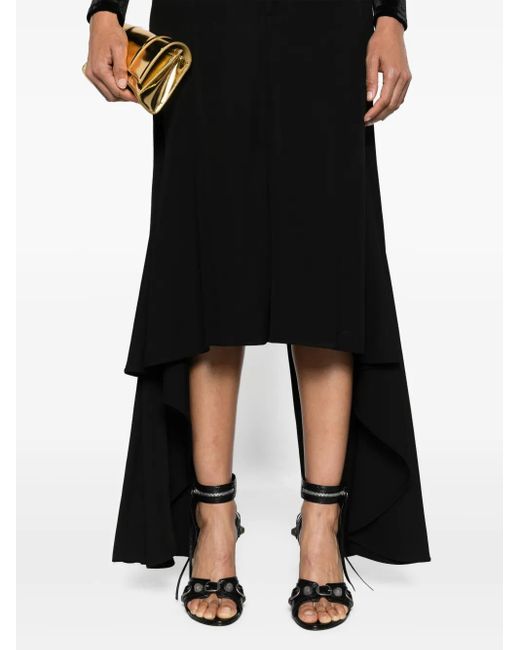 Balenciaga Black 'Deconstructed Godet' Skirt