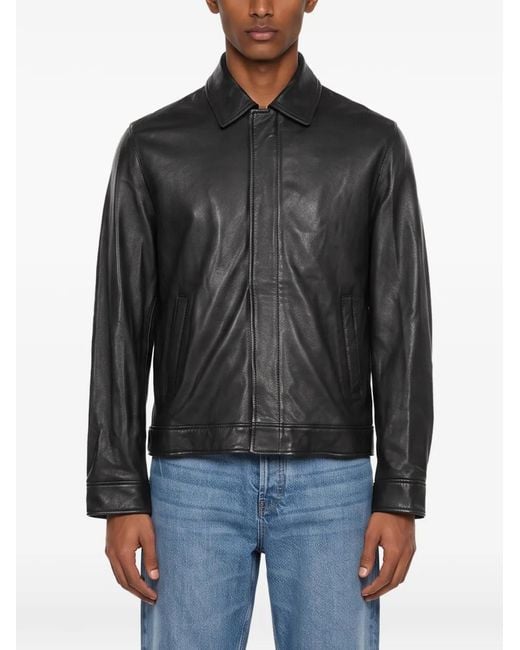 Jonathan Simkhai Black Leather Jacket for men