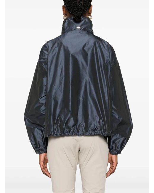 Herno Blue Lightweight Mini Jacket For Ss25