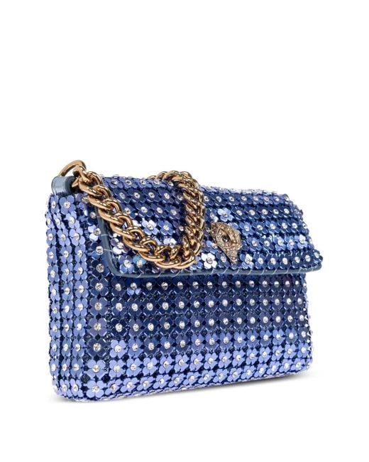 Borsa A Tracolla Party Flower Mini di Kurt Geiger in Blue