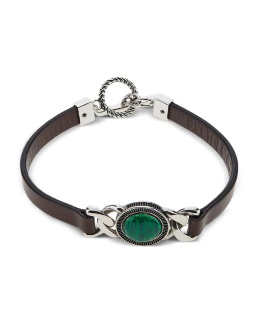 Bracciale A Catena di Roberto Cavalli in Metallic da Uomo