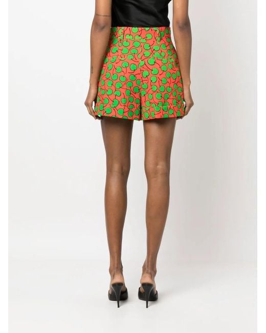 Moschino Green Short Shorts
