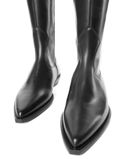 メンズ Ann Demeulemeester Jani ウエスタンブーツ Black
