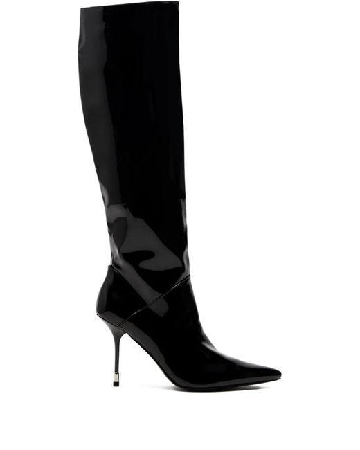 Femme LA Black Aleksander Pointed-Toe Boots