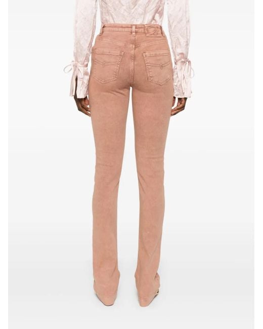 Blumarine Brown Five-Pocket Jeans