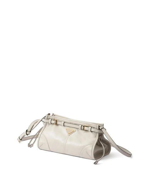 Prada White Small Bonnie Shoulder Bag