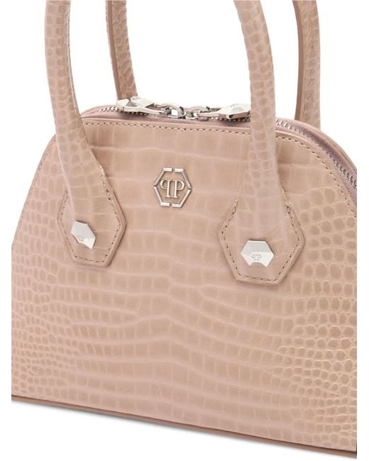 Philipp Plein Natural Cocco Tote Bag
