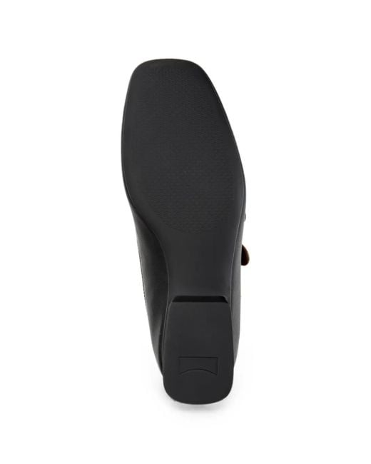 Camper Black Casi Myra Buckle-Fastening Ballet Flats