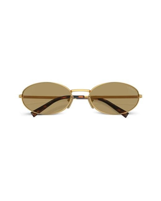 Prada Brown Cat-Eye Frame Sunglasses