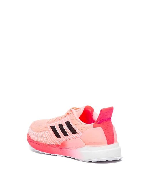 Adidas Pink Solar Boost 19 "Light Flash" Sneakers