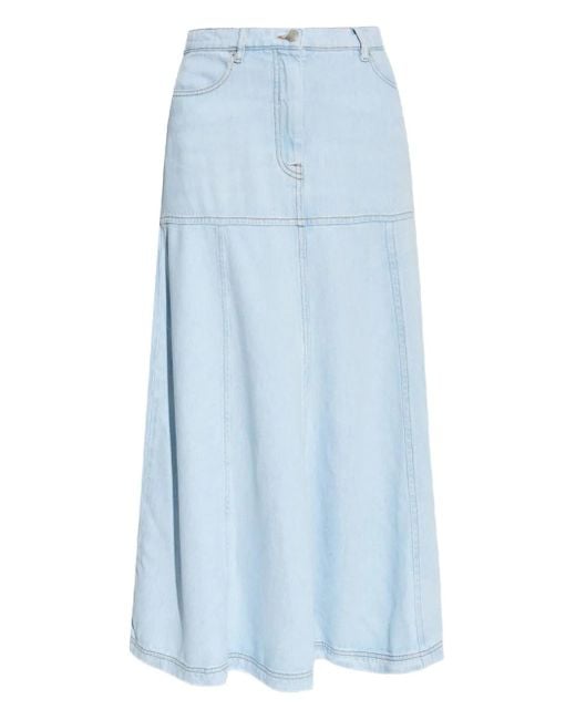 Falda larga Tuxya vaquera Munthe de color Blue