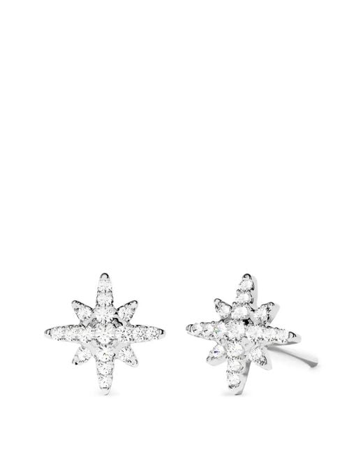 Apm Monaco White Météorites Crystal-Embellished Mini Earrings