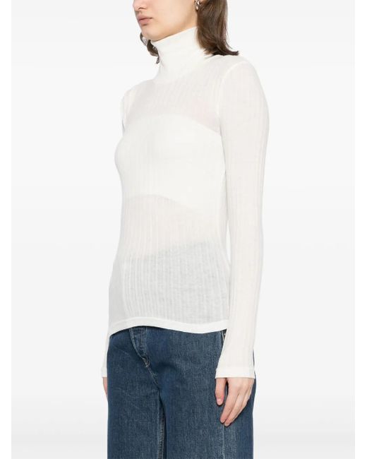 A.P.C. White Assia Top