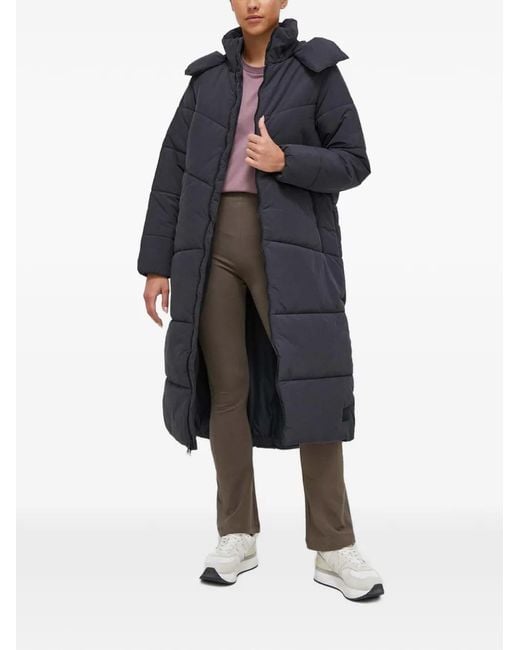 Jack Wolfskin Blue Karolinger Hooded Quilted Jacket