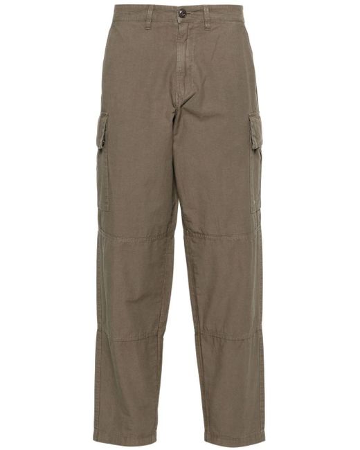 Barbour Brown Mid-rise Cargo Trousers for men