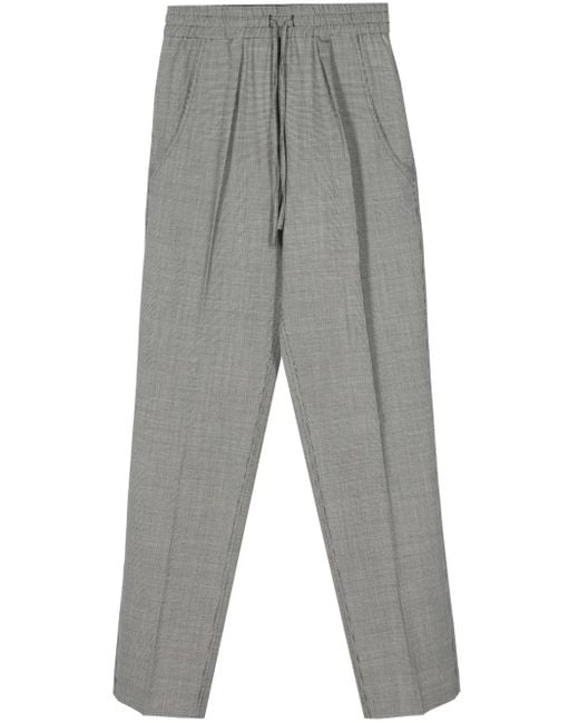 Isabel Marant Broek Met Pied-De-Poule Print in het Gray