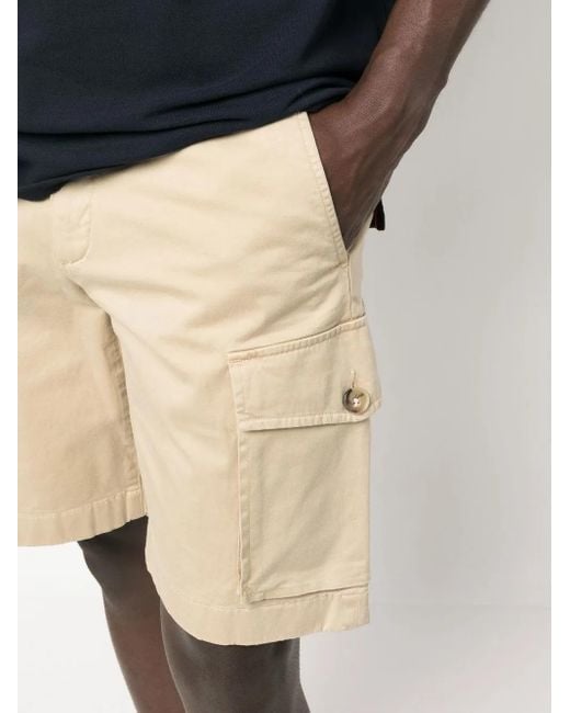 Woolrich Natural Classic Cargo Shorts Beach for men