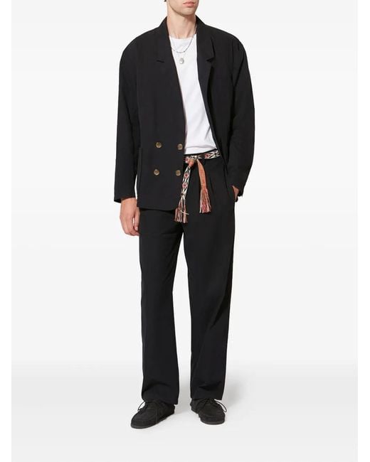 Isabel Marant Black Yhann Buttoned Blazer for men