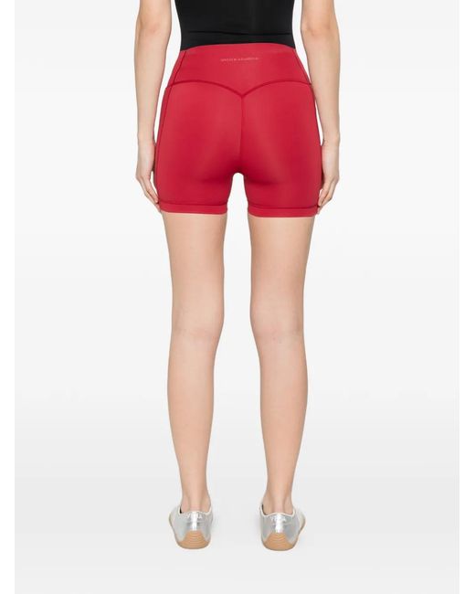 Adidas Red X Entire Studios Side-Pocket Logo Shorts