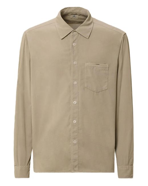 C P Company Natural 2000 Stripes Corduroy Shirt for men