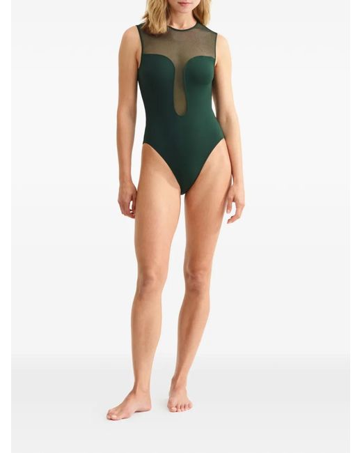 Eres Green Unique One-Piece Swimsuit