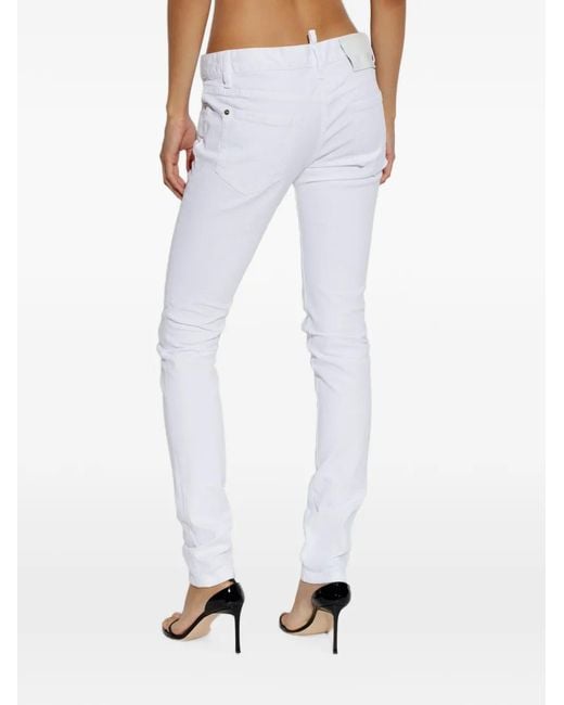 Vaqueros Skinny DSquared² de color White