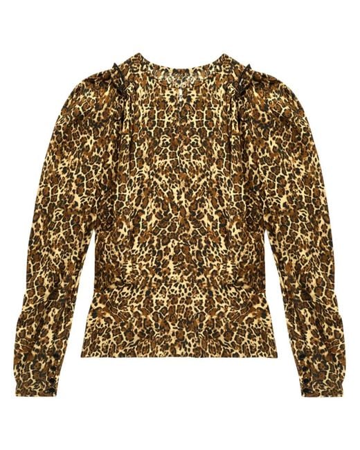 Isabel Marant Brown Zarga Blouse