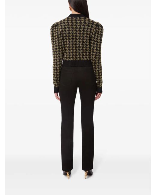 Nina Ricci Black Mid-Rise Cotton Slim-Fit Jeans