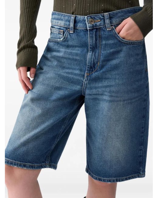 Liu Jo Blue Denim Bermuda Shorts