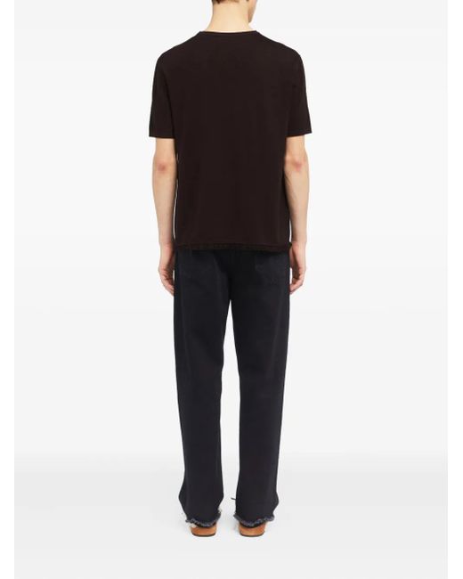 メンズ Alanui クルーネック Tシャツ Black