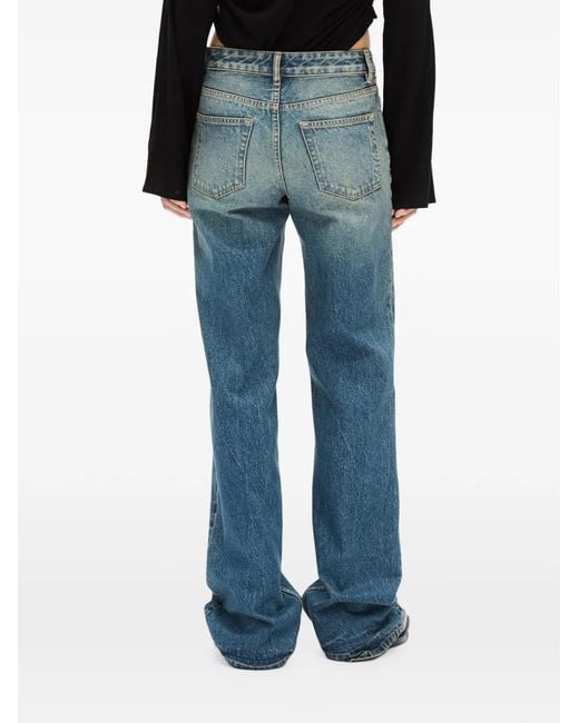Ann Demeulemeester Blue Vive Five-Pocket Jeans