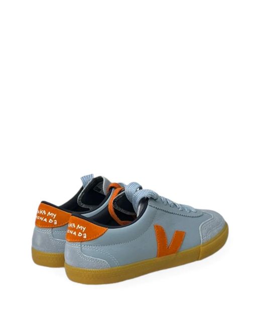 Veja Women's Blue X Make My Lemonade Paneled Sneakers