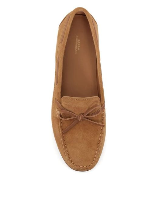 Mocassini Michigan di Sarah Chofakian in Brown