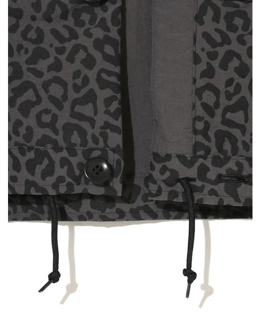 Undercover Jacke Mit Leoparden-Print in Gray für Herren