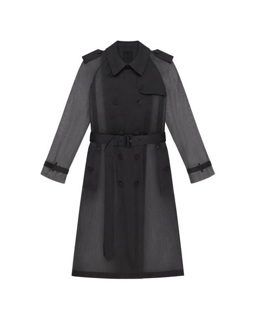 Givenchy Black Double-Breasted Coat